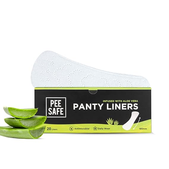 Pee Safe Panty Liners For Women Daily Use with Aloe Vera